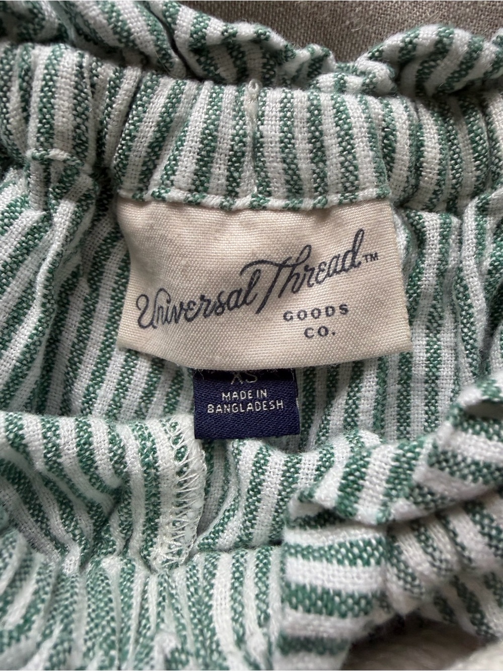 Universal Thread Sage Green Striped Lounge Top & Drawstring Shorts - Picture 8 of 8